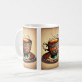 Beginnen Sie Ihren Tag mit einer personalisierten  Kaffeetasse (Vorderseite Links)