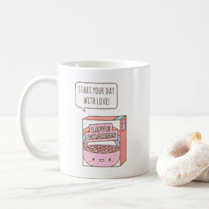 Beginnen Sie Ihren Tag mit Liebe, Morgenbestätigun Kaffeetasse