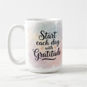 Beginnen Sie jeden Tag mit 15 Oz Tasse (Links)