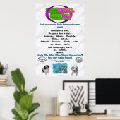 Beginnen Sie mit einer Eröffnung! Poster (Heimbüro)