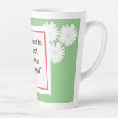 Beginnen Sie mit Großem - Motivierend grüne Tasse (Rechts)