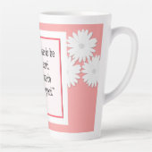 Beginnen Sie mit Großem - Motivierend rosa Tasse (Rechts)