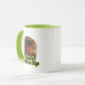 Beginnen Sie mit Sip-Mugs-Geschenken Tasse (Vorderseite Links)
