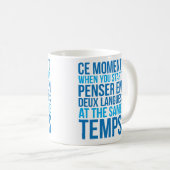 Beginnen Sie Penser en Deux Langues an den Kaffeetasse (VorderseiteRechts)