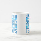 Beginnen Sie Penser en Deux Langues an den Kaffeetasse (Mittel)