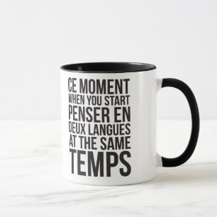 Beginnen Sie Penser en Deux Langues an den Tasse