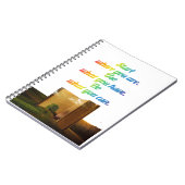 Beginnen Sie, wo Sie sind | Motivierend Angebotshe Notizblock (Linke Seite)