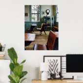 BEGINNEN UNTER $20 - Ein Zimmer-Schulhaus Poster (Heimbüro)