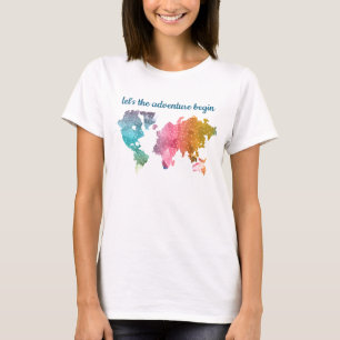 Beginnen wir mit dem Abenteuer mit einer farbenfro T-Shirt
