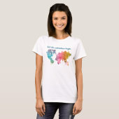 Beginnen wir mit dem Abenteuer mit einer farbenfro T-Shirt (Vorne ganz)