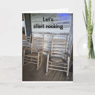 BEGINNEN WIR "ROCKING" "60. GEBURTSTAG" WISH Card Karte