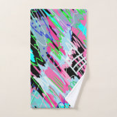 Beginnend mit Abstrakter Druckausgabe blühen Badhandtuch Set (Handtuch)