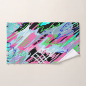 Beginnend mit Abstrakter Druckausgabe blühen Badhandtuch Set (Handtuch)