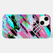 Beginnend mit Abstrakter Druckausgabe blühen Case-Mate iPhone Hülle (Rückseite (Horizontal))