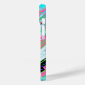 Beginnend mit Abstrakter Druckausgabe blühen Case-Mate iPhone Hülle (Rückseite / Links)