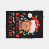 Beginnend, so auszusehen, wie ich Ihnen so gesagt  Fleecedecke (Vorderseite (Horizontal))