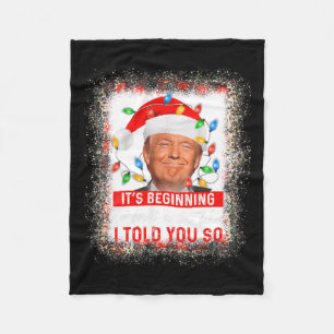 Beginnend, so auszusehen, wie ich Ihnen so gesagt  Fleecedecke