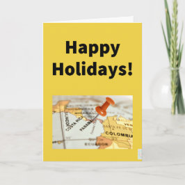 Beginnend, wie Isthmus-Weihnachten auszusehen Karte