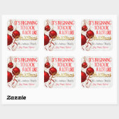 Beginnend, wie Weihnachts-Gewohnheit auszusehen Quadratischer Aufkleber (Blatt)