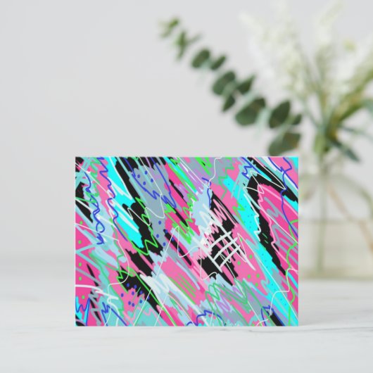 Beginnend zu blühen postkarte (Stehend Vorderseite)