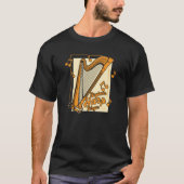 Beginner Harp Player Pedal Harp Harpist Konghou Ha T-Shirt (Vorderseite)
