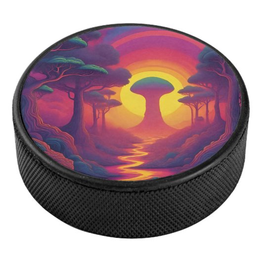 Beginning of The Fall Art Eishockey Puck (3/4)