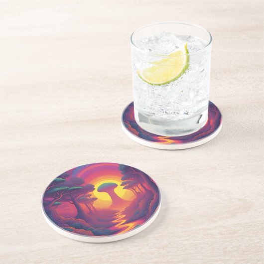 Beginning of The Fall Art Getränkeuntersetzer (Seite)