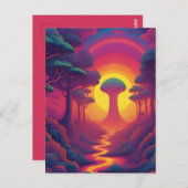 Beginning of The Fall Art Postkarte (Vorne/Hinten)