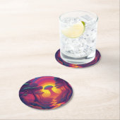 Beginning of The Fall Art Runder Pappuntersetzer (Vor Ort)