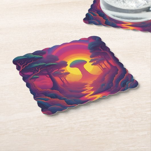 Beginning of The Fall Art Untersetzer (angewinkelt)