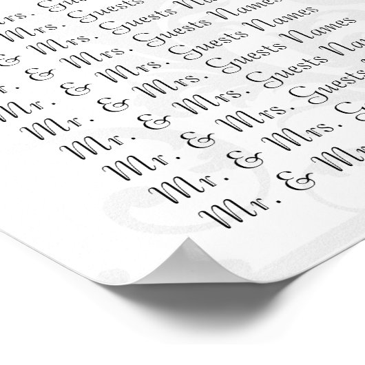 beginnt bei $12.80 Tischnummern für Seating Chart Poster (Ecke)