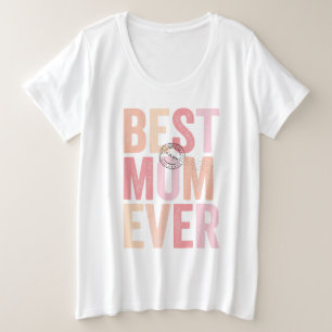 Beglaubigte und abgestempelte beste Mama je Mutter Große Größe T-Shirt