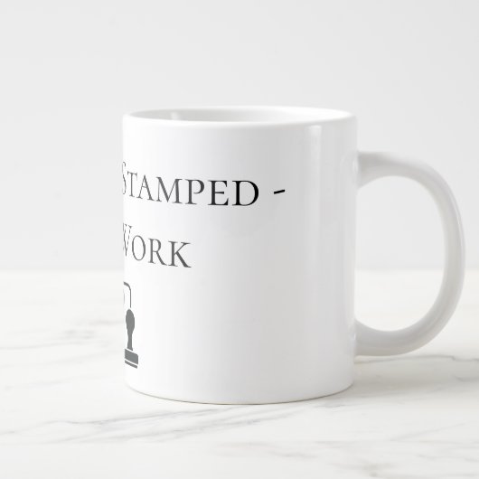 Beglaubigung des Beruflichen Ingenieurs Jumbo-Tasse (Rechts)