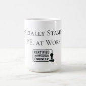 Beglaubigung des Beruflichen Ingenieurs Kaffeetasse (Mittel)