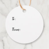 Begleifungstags Geschenkanhänger (Rückseite)