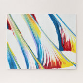 Begleite 3 wilde gestreifte abstrakte Puzzle (Horizontal)