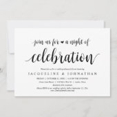 Begleiten Sie uns für eine Nacht der Probe Einladung (Vorderseite)