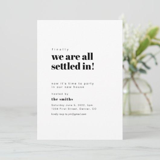 Begleiten Sie uns für eine Party-Einladung Einladung (Stehend Vorderseite)