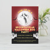 Begleiten Sie uns in einem Spooktacular Halloween  Einladung (Stehend Vorderseite)