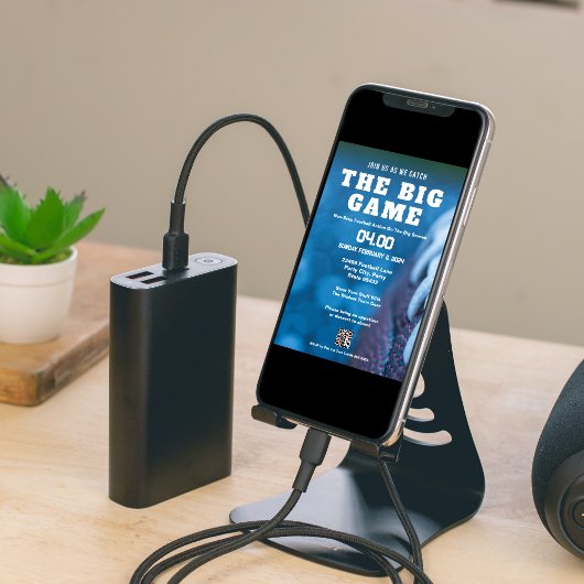 Begleiten Sie uns, um den Big Game Football Bash z Einladung