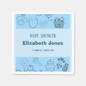 Begleiten Sie uns, um unseren kleinen Prinzen zu f Serviette (Vorderseite)