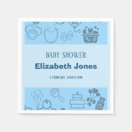 Begleiten Sie uns, um unseren kleinen Prinzen zu f Serviette