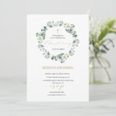 Begleiten Sie uns zu einer Taufeinladung Einladung (Stehend Vorderseite)