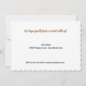 Begleiten Sie uns zum Frühstück Fresh Baked Breads Einladung (Rückseite)