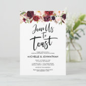 Begleiten Sie uns zum Toast, Einladungen zum Abend (Stehend Vorderseite)