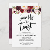 Begleiten Sie uns zum Toast, Einladungen zum Abend (Vorne/Hinten)