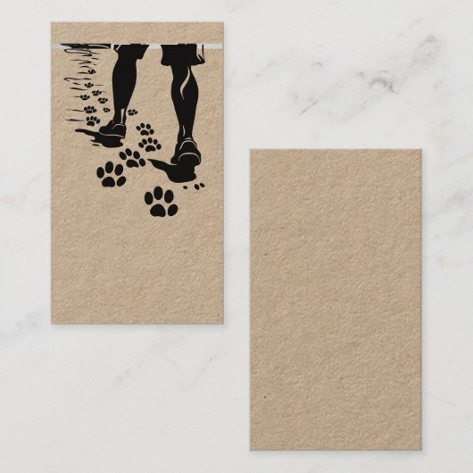 begleiten visitenkarte (Vorne/Hinten)