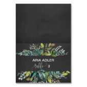 Begleitende Chalkboard-Platzkarten Tischnummer (Vorderseite)