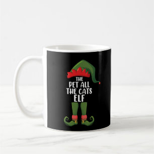 Begleiter alle Katzen Elf Matching Familie Weihnac Kaffeetasse