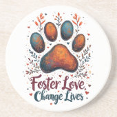 Begleiter Eltern Liebe trinken Untersetzer (Vorne)